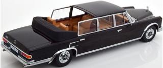 Mercedes 600 W100 Landaulet 1964 schwarz KK-Scale 1:18 Metallmodell (Türen, Motorhaube... nicht zu öffnen!)