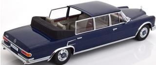 Mercedes 600 W100 Landaulet 1964 dunkelblau KK-Scale 1:18 Metallmodell (Türen, Motorhaube... nicht zu öffnen!)