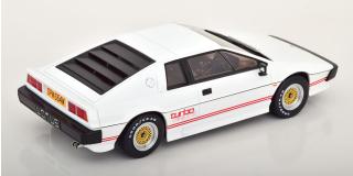 Lotus Esprit Turbo 1981 Movie-Version  weiß/rot KK-Scale 1:18 Metallmodell (Türen, Motorhaube... nicht zu öffnen!)