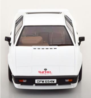 Lotus Esprit Turbo 1981 Movie-Version  weiß/rot KK-Scale 1:18 Metallmodell (Türen, Motorhaube... nicht zu öffnen!)