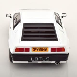 Lotus Esprit Turbo 1981 Movie-Version  weiß/rot KK-Scale 1:18 Metallmodell (Türen, Motorhaube... nicht zu öffnen!)