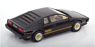 Lotus Esprit Turbo 1981 schwarz/gold KK-Scale 1:18 Metallmodell (Türen, Motorhaube... nicht zu öffnen!)