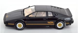 Lotus Esprit Turbo 1981 schwarz/gold KK-Scale 1:18 Metallmodell (Türen, Motorhaube... nicht zu öffnen!)
