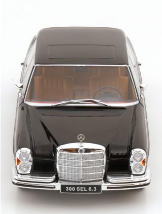 Mercedes 300 SEL 6.3 W108 1967-1972  schwarz KK-Scale 1:18 Metallmodell (Türen, Motorhaube... nicht zu öffnen!)