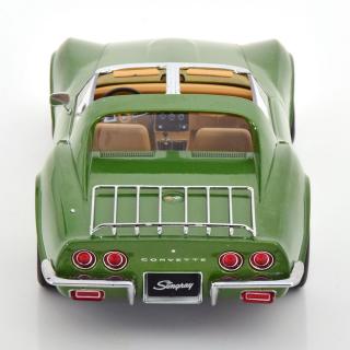 Chevrolet Corvette C3 1972 hellgrün-metallic KK-Scale 1:18 Metallmodell (Türen, Motorhaube... nicht zu öffnen!)