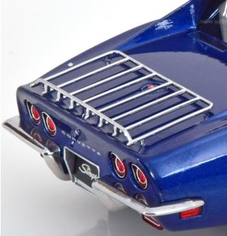 Chevrolet Corvette C3 1972 blaumetallic KK-Scale 1:18 Metallmodell (Türen, Motorhaube... nicht zu öffnen!)