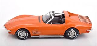 Chevrolet Corvette C3 1972 orange-metallic KK-Scale 1:18 Metallmodell (Türen, Motorhaube... nicht zu öffnen!)