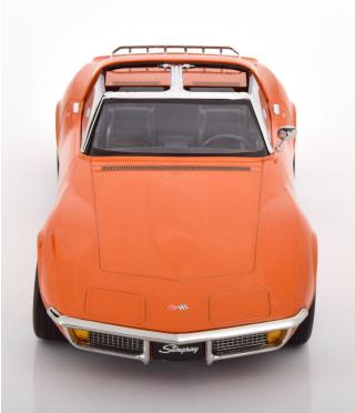 Chevrolet Corvette C3 1972 orange-metallic KK-Scale 1:18 Metallmodell (Türen, Motorhaube... nicht zu öffnen!)