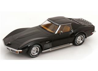 Chevrolet Corvette C3 1972 mit abnhembaren Dachteilen schwarz KK-Scale 1:18 Metallmodell (Türen, Motorhaube... nicht zu öffnen!)