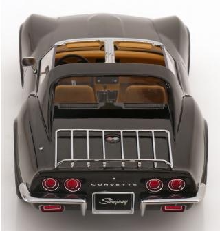 Chevrolet Corvette C3 1972 mit abnhembaren Dachteilen schwarz KK-Scale 1:18 Metallmodell (Türen, Motorhaube... nicht zu öffnen!)