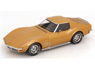 Chevrolet Corvette C3 1972 mit abnhembaren Dachteilen  goldmetallic KK-Scale 1:18 Metallmodell (Türen, Motorhaube... nicht zu öffnen!)