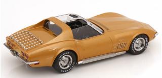 Chevrolet Corvette C3 1972 mit abnhembaren Dachteilen  goldmetallic KK-Scale 1:18 Metallmodell (Türen, Motorhaube... nicht zu öffnen!)