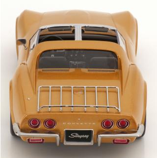 Chevrolet Corvette C3 1972 mit abnhembaren Dachteilen  goldmetallic KK-Scale 1:18 Metallmodell (Türen, Motorhaube... nicht zu öffnen!)