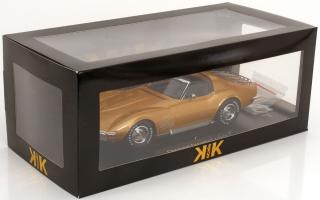 Chevrolet Corvette C3 1972 mit abnhembaren Dachteilen  goldmetallic KK-Scale 1:18 Metallmodell (Türen, Motorhaube... nicht zu öffnen!)