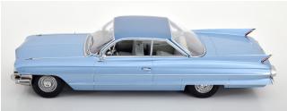 Cadillac Series 62 Coupe DeVille 1961 hellblau-metallic/blaumetallic KK-Scale 1:18 Metallmodell (Türen, Motorhaube... nicht zu öffnen!)