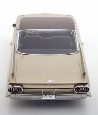 Cadillac Series 62 Coupe DeVille 1961 beige-metallic/brownmetallic KK-Scale 1:18 Metallmodell (Türen, Motorhaube... nicht zu öffnen!)