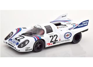 Porsche 917K Sieger 24h Le Mans 1971 Martini Marko/van Lennep KK-Scale 1:18 Metallmodell (Türen, Motorhaube... nicht zu öffnen!)