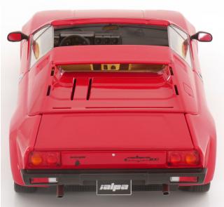 Lamborghini Jalpa 3500 rot mit abnehmbarem Hardtop KK-Scale 1:18 Metallmodell (Türen, Motorhaube... nicht zu öffnen!)