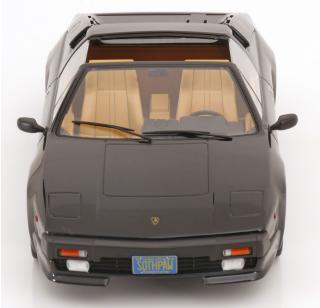 Lamborghini Jalpa 3500 1982 schwarz KK-Scale 1:18 Metallmodell (Türen, Motorhaube... nicht zu öffnen!)