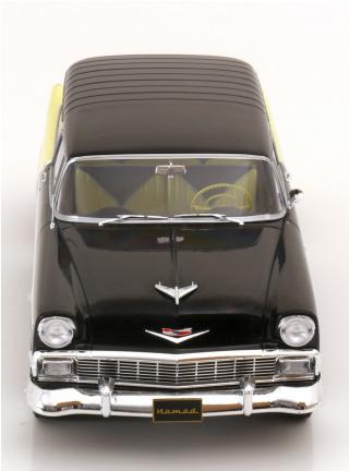 Chevrolte Bel Air Nomad Custom 1956 schwarz/hellgelb KK-Scale 1:18 Metallmodell (Türen, Motorhaube... nicht zu öffnen!)