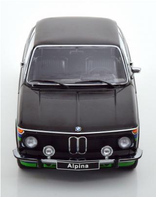 BMW 2002 Alpina 1974  schwarz KK-Scale 1:18 Metallmodell (Türen, Motorhaube... nicht zu öffnen!)