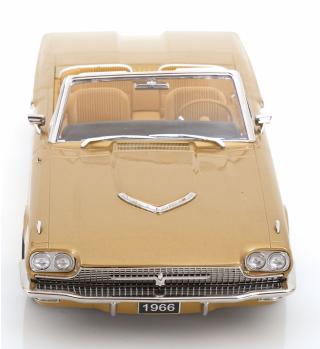Ford Thunderbird Cabrio 1966 gold-metallic KK-Scale 1:18 Metallmodell (Türen, Motorhaube... nicht zu öffnen!)