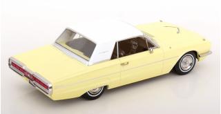 Ford Thunderbird Hardtop Coupe 1966 hellgelb/weiß KK-Scale 1:18 Metallmodell (Türen, Motorhaube... nicht zu öffnen!)