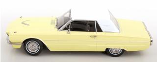Ford Thunderbird Hardtop Coupe 1966 hellgelb/weiß KK-Scale 1:18 Metallmodell (Türen, Motorhaube... nicht zu öffnen!)