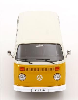 VW T2b Bus 1972 gelb/weiß KK-Scale 1:18 Metallmodell (Türen, Motorhaube... nicht zu öffnen!)