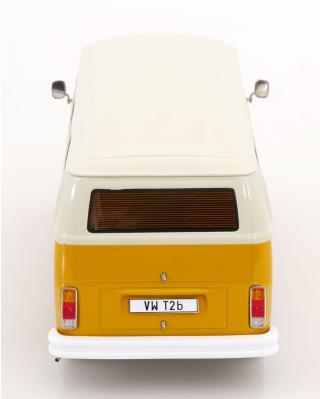 VW T2b Bus 1972 gelb/weiß KK-Scale 1:18 Metallmodell (Türen, Motorhaube... nicht zu öffnen!)