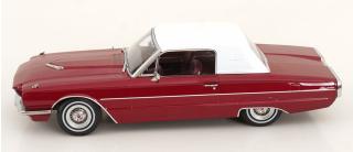 Ford Thunderbird Coupe 1966 rotmetallic/weiß  KK-Scale 1:18 Metallmodell (Türen, Motorhaube... nicht zu öffnen!)