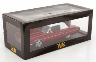 Ford Thunderbird Coupe 1966 rotmetallic/weiß  KK-Scale 1:18 Metallmodell (Türen, Motorhaube... nicht zu öffnen!)
