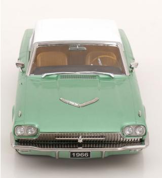 Ford Thunderbird Landau Coupe 1966 grünmetallic/weiß KK-Scale 1:18 Metallmodell (Türen, Motorhaube... nicht zu öffnen!)