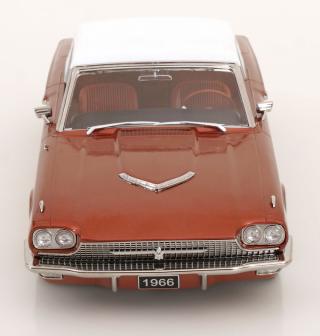 Ford Thunderbird Landau Coupe 1966 kupefermetallic/weiß KK-Scale 1:18 Metallmodell (Türen, Motorhaube... nicht zu öffnen!)
