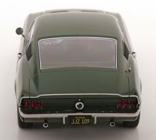 Ford Mustang GT 1968 mattgrün Bullitt Movie Edition KK-Scale 1:18 Metallmodell (Türen, Motorhaube... nicht zu öffnen!)