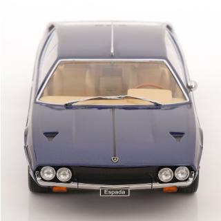 Lamborghini Espada S2 1970 dunkelblau-metallic KK-Scale 1:18 Metallmodell (Türen, Motorhaube... nicht zu öffnen!)