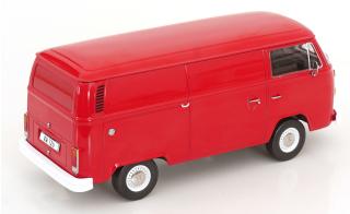 VW Bus T2b Kastenwagen 1972 rot KK-Scale 1:18 Metallmodell (Türen, Motorhaube... nicht zu öffnen!)