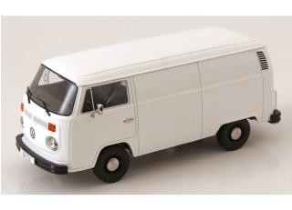 VW Bus T2b Kastenwagen 1972 weiß KK-Scale 1:18 Metallmodell (Türen, Motorhaube... nicht zu öffnen!)
