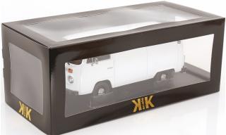 VW Bus T2b Kastenwagen 1972 weiß KK-Scale 1:18 Metallmodell (Türen, Motorhaube... nicht zu öffnen!)