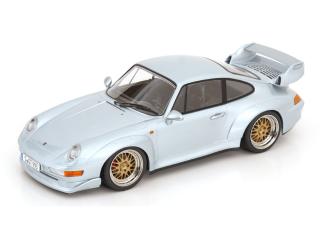 Porsche 911 (993) GT2 1996 BBS-Felgen  silber KK-Scale 1:18 Metallmodell (Türen, Motorhaube... nicht zu öffnen!)