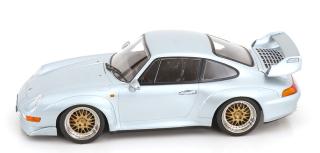 Porsche 911 (993) GT2 1996 BBS-Felgen  silber KK-Scale 1:18 Metallmodell (Türen, Motorhaube... nicht zu öffnen!)