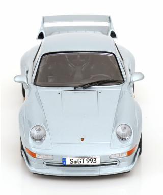 Porsche 911 (993) GT2 1996 BBS-Felgen  silber KK-Scale 1:18 Metallmodell (Türen, Motorhaube... nicht zu öffnen!)