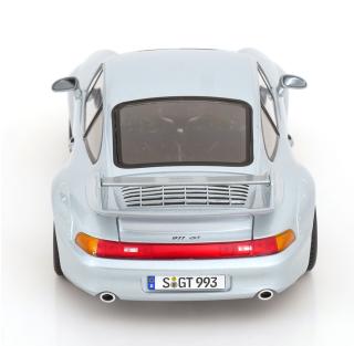 Porsche 911 (993) GT2 1996 BBS-Felgen  silber KK-Scale 1:18 Metallmodell (Türen, Motorhaube... nicht zu öffnen!)