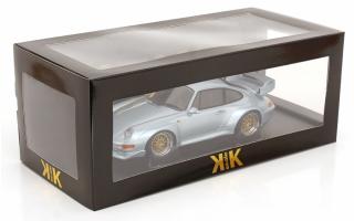 Porsche 911 (993) GT2 1996 BBS-Felgen  silber KK-Scale 1:18 Metallmodell (Türen, Motorhaube... nicht zu öffnen!)