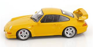 Porsche 911 (993) GT2 1996 Speedline-Felgen  gelb KK-Scale 1:18 Metallmodell (Türen, Motorhaube... nicht zu öffnen!)