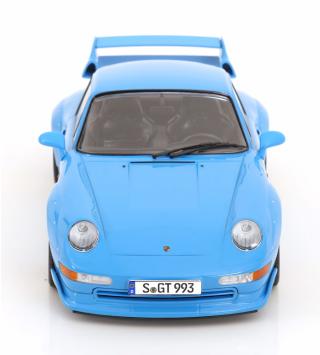 Porsche 911 (993) GT2 1996 BBS-Felgen  hellblau KK-Scale 1:18 Metallmodell (Türen, Motorhaube... nicht zu öffnen!)