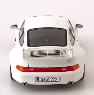 Porsche 911 (993) GT2 1996 BBS-Felgen  weiss KK-Scale 1:18 Metallmodell (Türen, Motorhaube... nicht zu öffnen!)