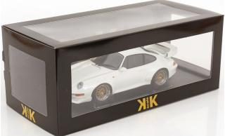 Porsche 911 (993) GT2 1996 BBS-Felgen  weiss KK-Scale 1:18 Metallmodell (Türen, Motorhaube... nicht zu öffnen!)