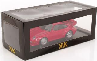 Porsche 911 (993) GT2 1996 Speedline Felgen rot KK-Scale 1:18 Metallmodell (Türen, Motorhaube... nicht zu öffnen!)