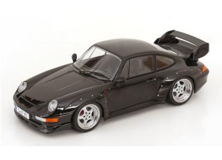 Porsche 911 (993) GT2 1996 Speedline Felgen schwarz KK-Scale 1:18 Metallmodell (Türen, Motorhaube... nicht zu öffnen!)
